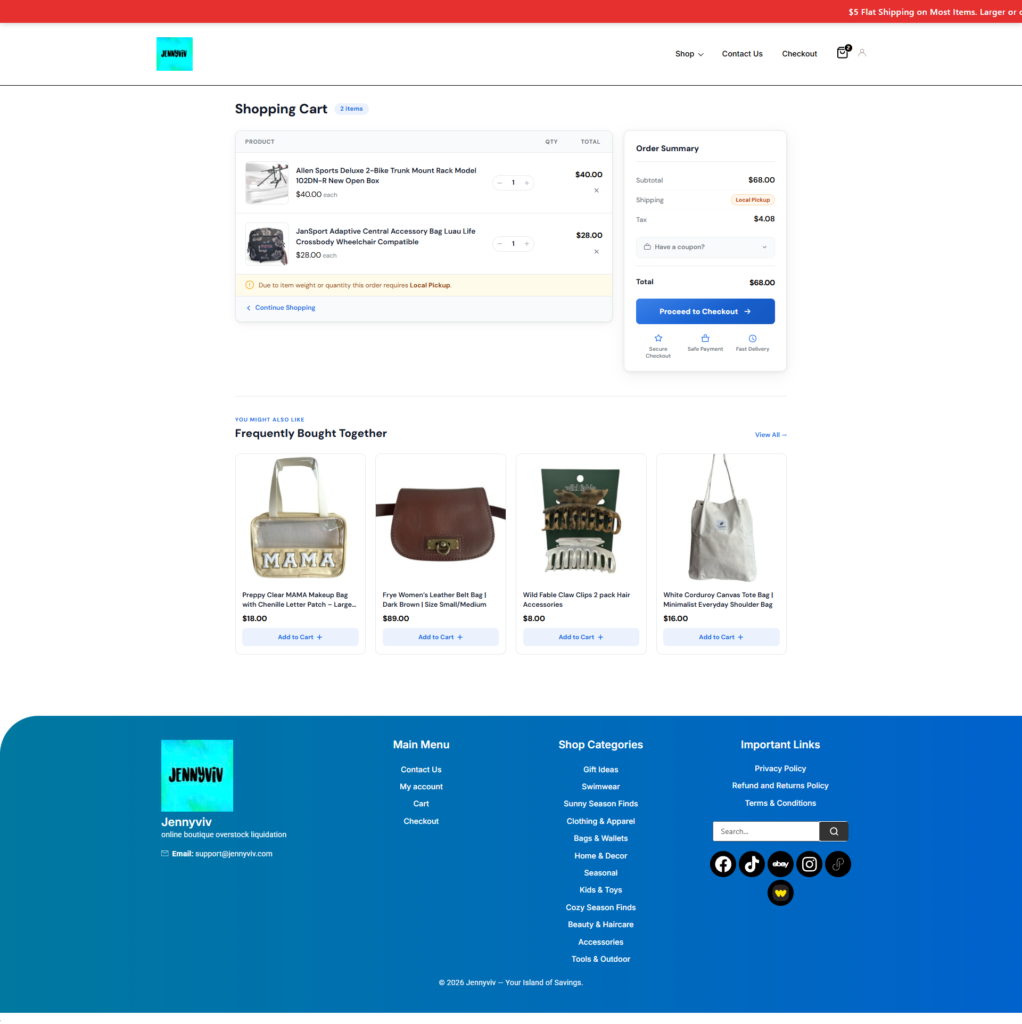 Cart Page