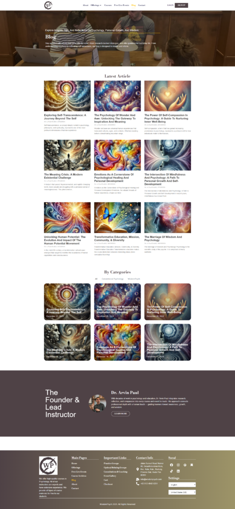 Blog Page