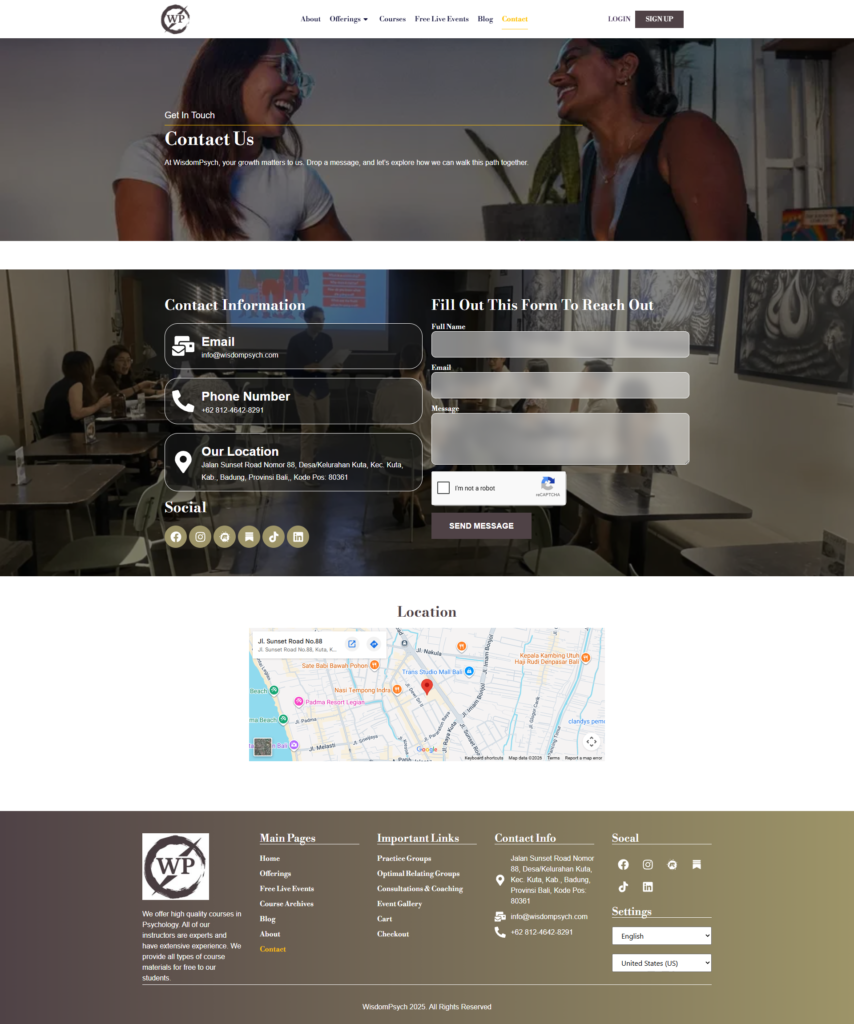 Contact Page